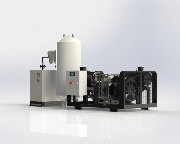 【巨薪】全無油空壓機(jī)一體機(jī)-實(shí)用型-II型